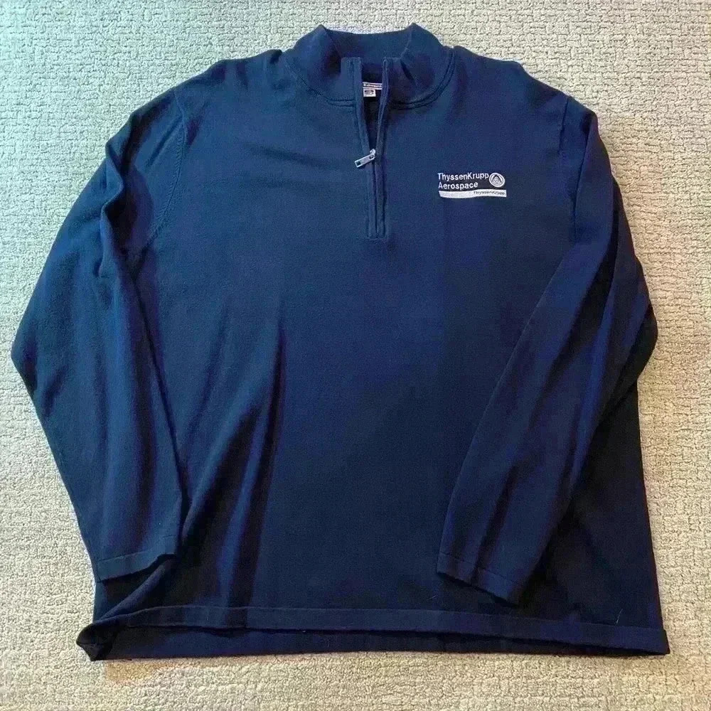 Edward’s Thyssenkrupp Aerospace 1/4 pullover size 2XL‎